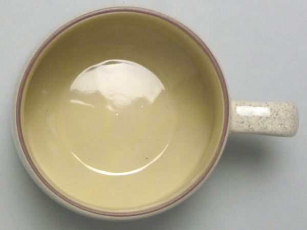 【B級品】黄茶砂目　ティーカップ　[普段使いの食器]