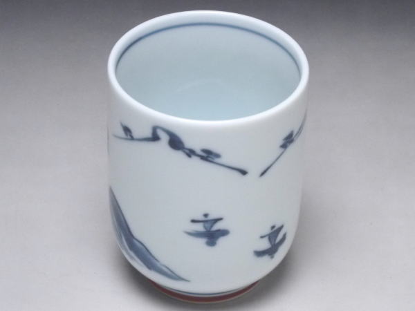 【B級品】山水　長湯呑み　[普段使いの食器] 2