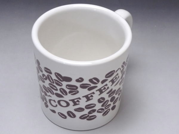 【B級品】コーヒー豆 白釉切立マグカップ [普...の紹介画像2