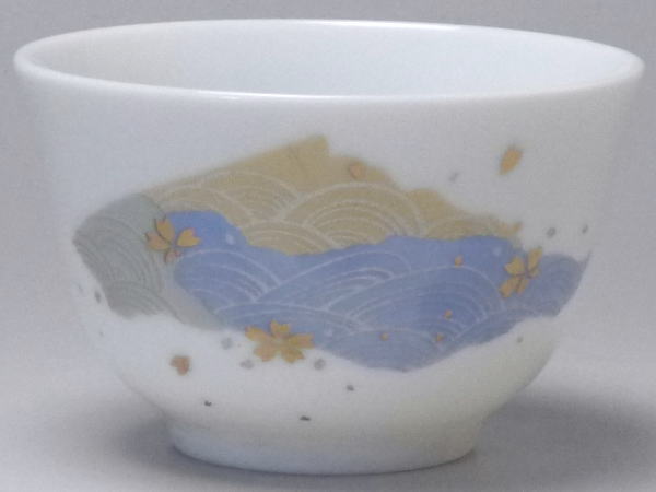 【B級品】三角波/跳ねうさぎ 小さな千茶(湯呑み...の商品画像