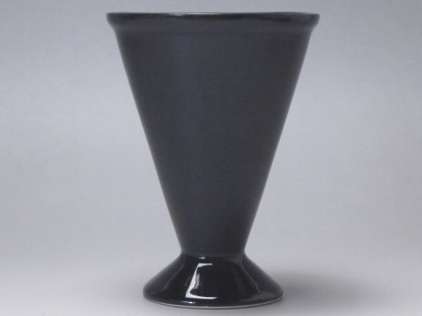 【B級品】黒　玉淵V型高台フリーカップ　[普段使いの食器]