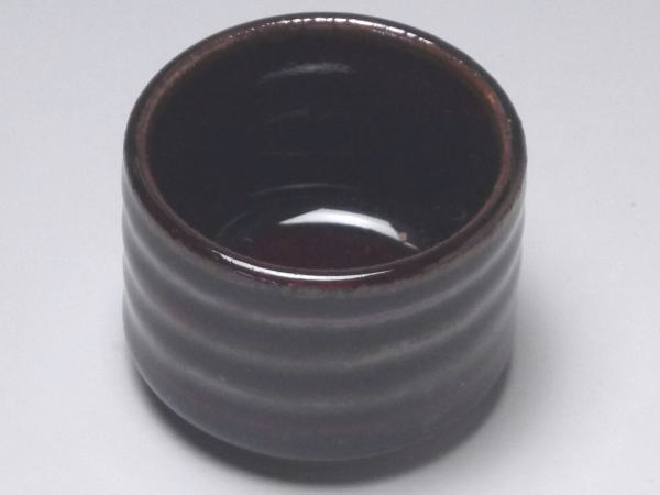 【B級品】アメ釉 切立ぐい呑み [普段使いの食器]の紹介画像2
