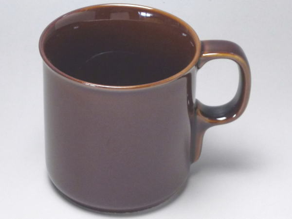 【B級品】アメ釉Pつまみ　切立反口マグカップ　[普段使いの食器] umeya210-10007835 やきもの 梅屋 サンプル画像2