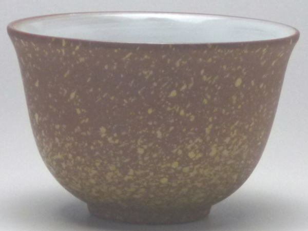 Mino Ware - 【B級品】内粉引　山吹反口小鉢(φ78)　[普段使いの食器]