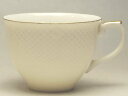 【B級品】チエックレリーフ 金彩クリームコーヒーカップ