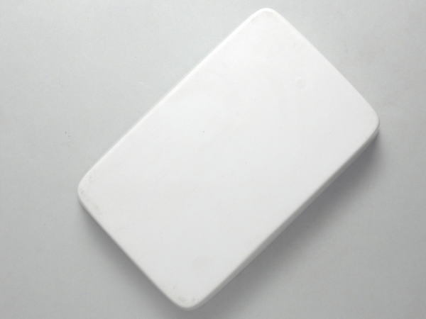 【B級品】白磁　長角トレイ(長辺165)　[普段使いの食器]