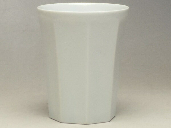 【B級品】薄青 八角V型カップ [普段使いの食器]