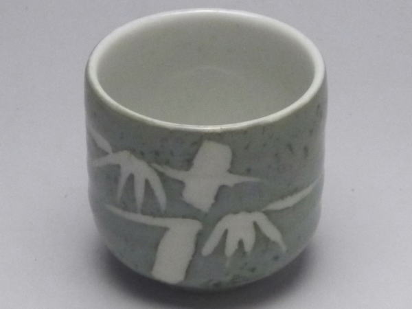【B級品】白笹緑斑点 切立小ぐい呑み [普段使...の紹介画像2