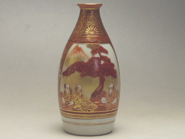 【B級品】金彩松絵 1．3号徳利 [普段使いの食器]