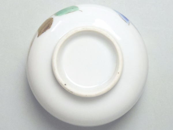 【B級品】両面金枝青バラ(大/小) 白磁千茶(...の紹介画像3