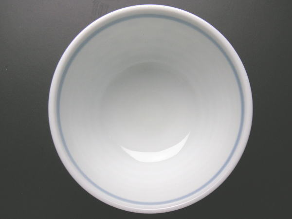 京小花（青）　かるーいお茶碗（小平）　[普段使いの食器]