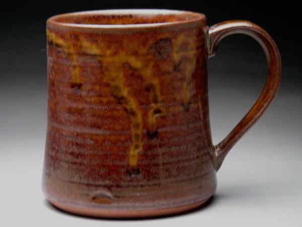 【B級品】赤茶土物マグカップ　[普段使いの食器]