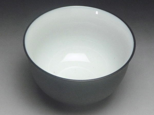 【B級品】黒マット反千茶 [普段使いの食器]の紹介画像2