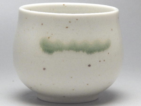 Mino Ware - 【B級品】緑釉　腰張小鉢(φ82)　[普段使いの食器]