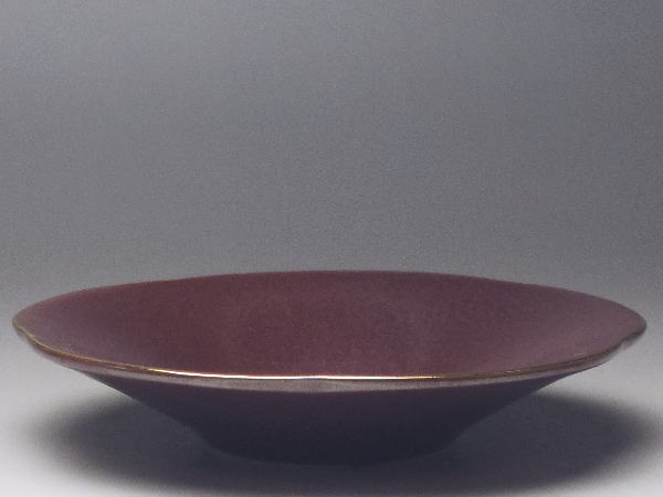 【B級品】柿赤 梅型深小皿(φ124) [普段...の紹介画像2