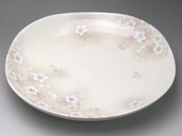 桜70面取皿[普段使いの食器]