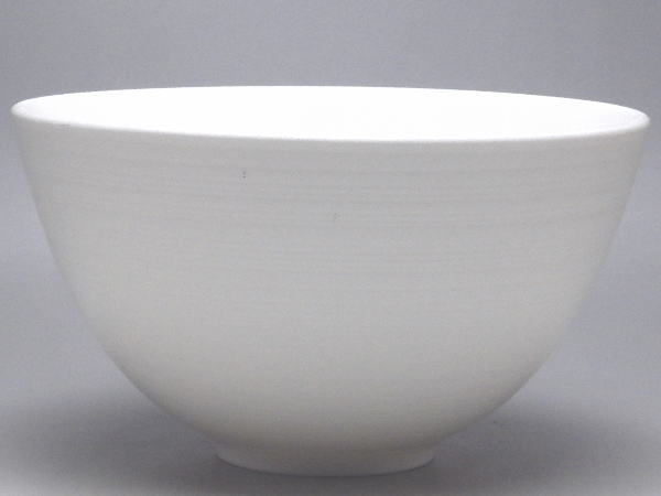Bowls - 【B級品】千段筋　白磁丼(φ162)　[普段使いの食器]