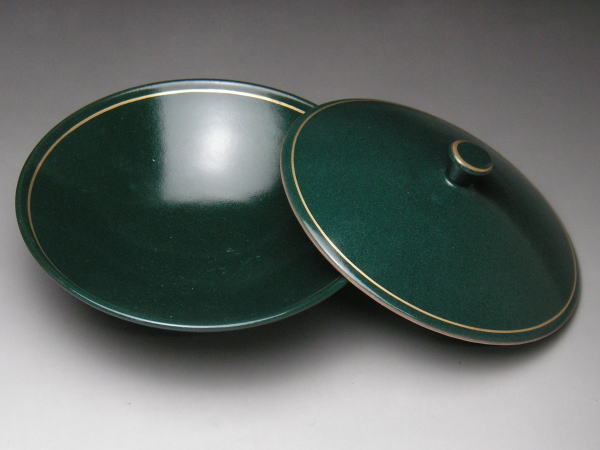 【B級品】濃緑彩割烹揃い 蓋向(小) [普段使...の紹介画像2