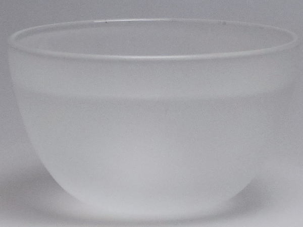 フロスト　ガラス小鉢(φ94)（フロスト加工等に不具合があります。）　