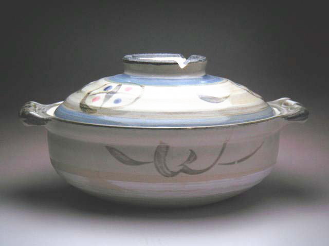 点字丸紋 9号土鍋（4～5人用）【日本製萬古焼土鍋】