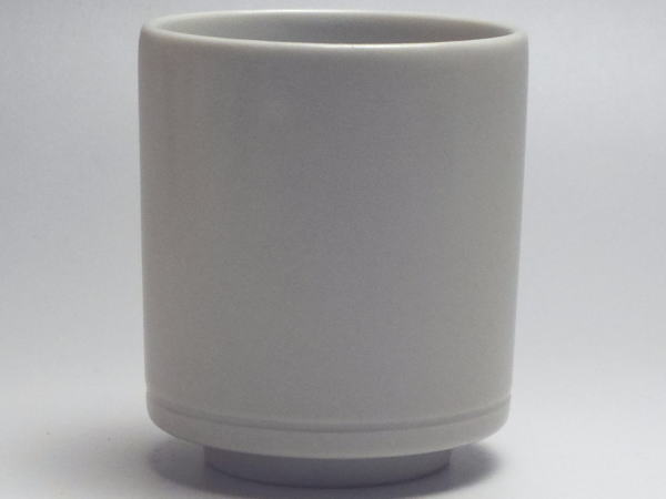 【B級品】薄灰　切立小寿司湯呑み　[普段使いの食器]