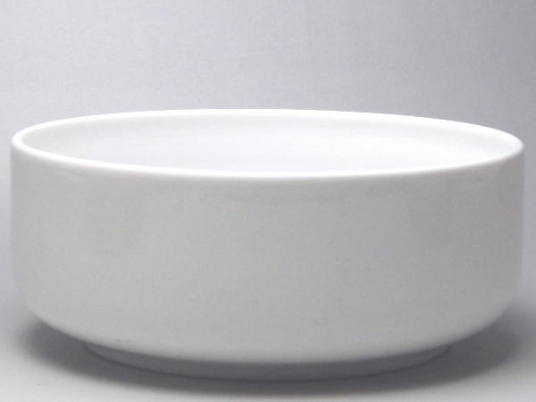 【B級品】白釉U型鉢(φ157) [普段使いの食器]