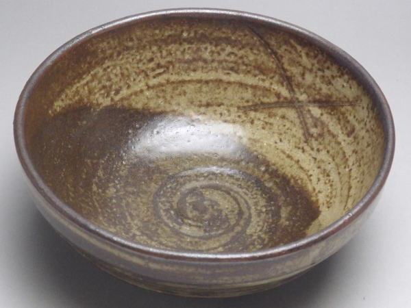 Other - 京庵　丸鉢（商品毎に、色の濃淡差があります）(φ136)　[普段使いの食器]