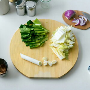 青森ひば丸型まな板　大 丸まな板　丸いまな板