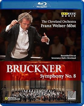 【中古】ブルックナー:交響曲第8番 1887年版(第1稿のノヴァーク校訂版)[Blu-ray Disc] umibose-10115213 Umibose楽天市場店 パッケージ画像