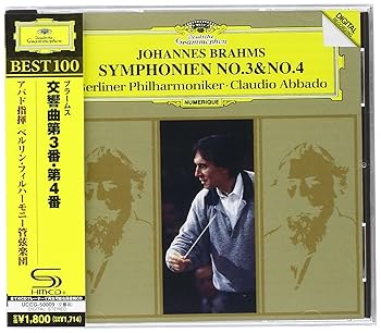 【中古】ブラームス:交響曲第3番&第4番 umibose-10178697 Umibose楽天市場店 パッケージ画像