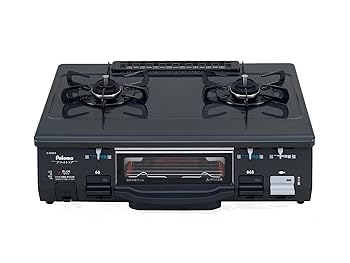 【中古】Paloma(パロマ) ガステーブル 水あり片面焼きグリル【汁受け皿がないのでお手入れ簡単/右強火力】 IC-800B-R 12A13A IC-800B-R 12A13A