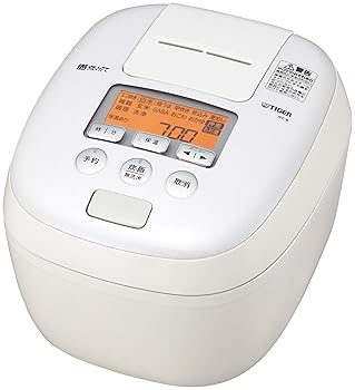 【中古】タイガー魔法瓶(TIGER) 炊飯器 5.5合 圧力IH 麦飯専用コース付き 炊きたて ホワイト JPC-B101-W