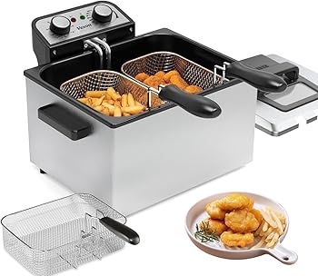 【中古】1800W 5 Liters/21 Cups Large Electric Deep Fryer with 3 Frying Baskets for Home Use, Adjustable Temperature,View Window Lid,Countertop Stainless Steel Body Deep Fryer Pot,Perfect for Kitchen, Fry Fish【メーカー名】【メーカー型番】【ブランド名】Vexon ディープフライヤー 【商品説明】1800W 5 Liters/21 Cups Large Electric Deep Fryer with 3 Frying Baskets for Home Use, Adjustable Temperature,View Window Lid,Countertop Stainless Steel Body Deep Fryer Pot,Perfect for Kitchen, Fry Fish当店では初期不良に限り、商品到着から7日間は返品を 受付けております。お問い合わせ・メールにて不具合詳細をご連絡ください。他モールとの併売品の為、完売の際はキャンセルご連絡させて頂きます。中古品の商品タイトルに「限定」「初回」「保証」「DLコード」などの表記がありましても、特典・付属品・帯・保証等は付いておりません。電子辞書、コンパクトオーディオプレーヤー等のイヤホンは写真にありましても衛生上、基本お付けしておりません。※未使用品は除く品名に【import】【輸入】【北米】【海外】等の国内商品でないと把握できる表記商品について国内のDVDプレイヤー、ゲーム機で稼働しない場合がございます。予めご了承の上、購入ください。掲載と付属品が異なる場合は確認のご連絡をさせて頂きます。ご注文からお届けまで1、ご注文⇒ご注文は24時間受け付けております。2、注文確認⇒ご注文後、当店から注文確認メールを送信します。3、お届けまで3〜10営業日程度とお考えください。4、入金確認⇒前払い決済をご選択の場合、ご入金確認後、配送手配を致します。5、出荷⇒配送準備が整い次第、出荷致します。配送業者、追跡番号等の詳細をメール送信致します。6、到着⇒出荷後、1〜3日後に商品が到着します。　※離島、北海道、九州、沖縄は遅れる場合がございます。予めご了承下さい。お電話でのお問合せは少人数で運営の為受け付けておりませんので、お問い合わせ・メールにてお願い致します。営業時間　月〜金　11:00〜18:00★お客様都合によるご注文後のキャンセル・返品はお受けしておりませんのでご了承ください。0