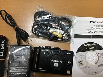 EXEMODE - 【中古】パナソニック ミラーレス一眼カメラ GF1 レンズキット(20mm/F1.7パンケーキレンズ付属) エスプリブラック DMC-GF1C-K