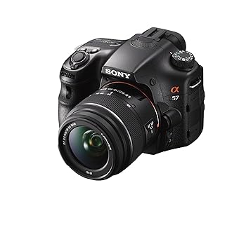 Mamiya - 【中古】SONY ミラーレス一眼 α57 ズームレンズキット DT 18-55mm F3.5-5.6 SAM付属 SLT-A57K