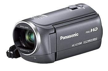 Mamiya - 【中古】パナソニック デジタルハイビジョンビデオカメラ V210 内蔵メモリー8GB グレー HC-V210M-H