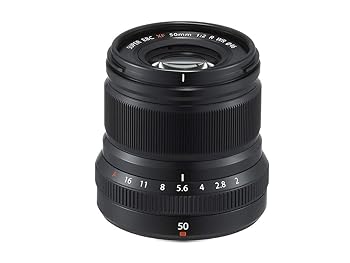 EXEMODE - 【中古】富士フイルム(FUJIFILM) X 交換レンズ フジノン 単焦点 中望遠 コンパクト 50mm F2 防塵防滴耐低温 絞りリング ブラック F XF50MMF2 R WR B