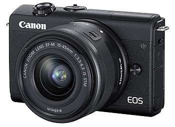 【中古】Canon ミラーレス一眼カメラ EOS M200 標準ズームキット ブラック EOSM200...