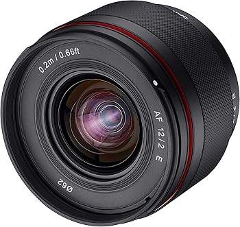 【中古】SAMYANG 超広角単焦点レンズ AF 12mm F2 E ソニー Eマウント APS-Cフォーマット専用 軽量213g 887490【メーカー名】【メーカー型番】【ブランド名】サムヤン(Samyang) ビデオカメラ用交換レンズ 【商品説明】SAMYANG 超広角単焦点レンズ AF 12mm F2 E ソニー Eマウント APS-Cフォーマット専用 軽量213g 887490当店では初期不良に限り、商品到着から7日間は返品を 受付けております。お問い合わせ・メールにて不具合詳細をご連絡ください。他モールとの併売品の為、完売の際はキャンセルご連絡させて頂きます。中古品の商品タイトルに「限定」「初回」「保証」「DLコード」などの表記がありましても、特典・付属品・帯・保証等は付いておりません。電子辞書、コンパクトオーディオプレーヤー等のイヤホンは写真にありましても衛生上、基本お付けしておりません。※未使用品は除く品名に【import】【輸入】【北米】【海外】等の国内商品でないと把握できる表記商品について国内のDVDプレイヤー、ゲーム機で稼働しない場合がございます。予めご了承の上、購入ください。掲載と付属品が異なる場合は確認のご連絡をさせて頂きます。ご注文からお届けまで1、ご注文⇒ご注文は24時間受け付けております。2、注文確認⇒ご注文後、当店から注文確認メールを送信します。3、お届けまで3〜10営業日程度とお考えください。4、入金確認⇒前払い決済をご選択の場合、ご入金確認後、配送手配を致します。5、出荷⇒配送準備が整い次第、出荷致します。配送業者、追跡番号等の詳細をメール送信致します。6、到着⇒出荷後、1〜3日後に商品が到着します。　※離島、北海道、九州、沖縄は遅れる場合がございます。予めご了承下さい。お電話でのお問合せは少人数で運営の為受け付けておりませんので、お問い合わせ・メールにてお願い致します。営業時間　月〜金　11:00〜18:00★お客様都合によるご注文後のキャンセル・返品はお受けしておりませんのでご了承ください。0