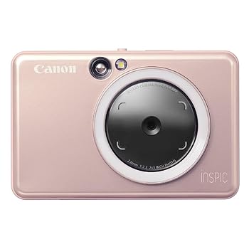 Digital Camera - 【中古】キヤノン Canon インスタントカメラプリンター iNSPiC ZV-223-PK 写真用 ピンク 小