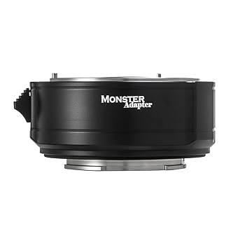 【中古】MonsterAdapter 電子マウントアダプター LA-FE2（ニコンFマウントレンズ → Eマウント変換）ソニーE互換品 AE/AF 可能