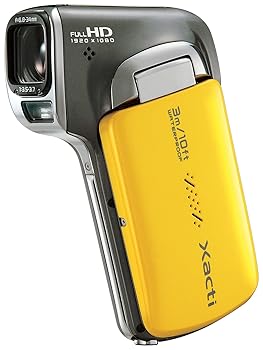【中古】SANYO デジタルムービーカメラ Xacti CA100 Y イエロー DMX-CA100 ...