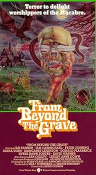 【中古】From Beyond the Grave [VHS]【メーカー名】【メーカー型番】【ブランド名】ワーナーホームビデオ ホラー Carmichael: Artist; Bannen: Artist; Cushing: Artist【商品説明】From Beyond the Grave [VHS]当店では初期不良に限り、商品到着から7日間は返品を 受付けております。お問い合わせ・メールにて不具合詳細をご連絡ください。他モールとの併売品の為、完売の際はキャンセルご連絡させて頂きます。中古品の商品タイトルに「限定」「初回」「保証」「DLコード」などの表記がありましても、特典・付属品・帯・保証等は付いておりません。電子辞書、コンパクトオーディオプレーヤー等のイヤホンは写真にありましても衛生上、基本お付けしておりません。※未使用品は除く品名に【import】【輸入】【北米】【海外】等の国内商品でないと把握できる表記商品について国内のDVDプレイヤー、ゲーム機で稼働しない場合がございます。予めご了承の上、購入ください。掲載と付属品が異なる場合は確認のご連絡をさせて頂きます。ご注文からお届けまで1、ご注文⇒ご注文は24時間受け付けております。2、注文確認⇒ご注文後、当店から注文確認メールを送信します。3、お届けまで3〜10営業日程度とお考えください。4、入金確認⇒前払い決済をご選択の場合、ご入金確認後、配送手配を致します。5、出荷⇒配送準備が整い次第、出荷致します。配送業者、追跡番号等の詳細をメール送信致します。6、到着⇒出荷後、1〜3日後に商品が到着します。　※離島、北海道、九州、沖縄は遅れる場合がございます。予めご了承下さい。お電話でのお問合せは少人数で運営の為受け付けておりませんので、お問い合わせ・メールにてお願い致します。営業時間　月〜金　11:00〜18:00★お客様都合によるご注文後のキャンセル・返品はお受けしておりませんのでご了承ください。0