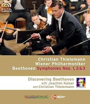 【中古】ベートーヴェン : 交響曲第1番、2番、3番全集 / ティーレマン & ウィーン・フィル (BEETHOVEN : SYM. 1, 2 & 3 etc … / Thielemann & VPO) [Blu umibose-10311172 Umibose楽天市場店 パッケージ画像