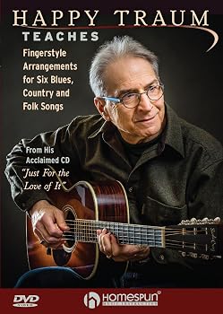 Happy Traum Teaches Fingerstyle Arrangements for Six Blues Country 