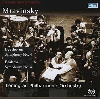 【中古】ベートーヴェン : 交響曲 第4番 | ブラームス : 交響曲 第4番 (Beethoven : Symphony No.4 | Brahms : Symphony No.4 / Mravinsky, Leningrad Ph umibose-10417483 Umibose楽天市場店 パッケージ画像