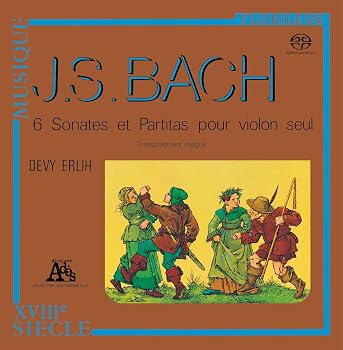 J.S.バッハ : 無伴奏ヴァイオリンのためのソナタとパルティータ全曲 / ドヴィ・エルリー (J.S.Bach : Sonatas and Partitas for Solo Violin) [S