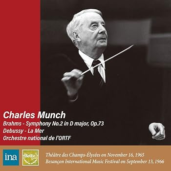 【中古】ブラームス : 交響曲第2番、ドビュッシー : 「海」 / シャルル・ミュンシュ、フランス国立放送管弦楽団 (Brahms : Symphony No.2, Debussy : La umibose-10414734 Umibose楽天市場店 パッケージ画像