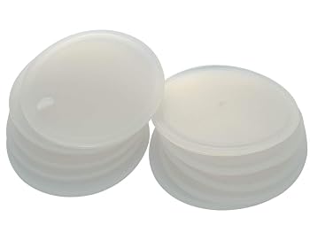 【中古】10 Leak Proof and Food Safe Silicone Sealing Lid Liners for Mason, Ba...