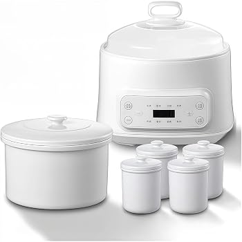 【中古】Iuseike 電圧調理器 水なし調理 電気シチューポット 3L 2~4人用 ミニセラ...